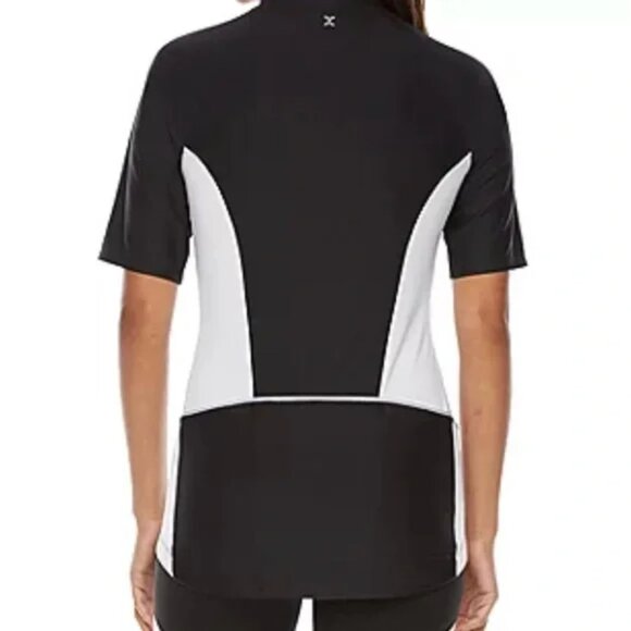 Xersion Women’s Cycling Jersey Black and White Size XXL - Picture 3 of 7